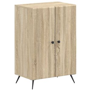 vidaXL Kinga kapp BREDA 59,5 x 39,5 x 90 cm Tehispuit Sonoma tamm