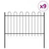 vidaXL Aiandus aiapaneel BOXTEL 9 tk 15,3 x 1,2 m Pulberkattega teras