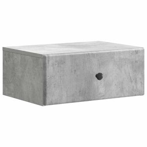 vidaXL Seinale kinnitatav &ouml;&ouml;tis Betoonhall 49 x 34,5 x 20 cm Tehispuit