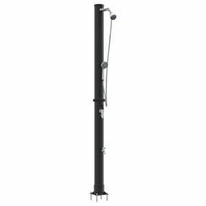 vidaXL V&auml;li P&auml;ikesedu&scaron;&scaron; 20 l PVC ja Alumiinium Must