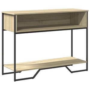 vidaXL konsoollaud, Sonoma tamm, 100x35x74,5 cm, tehispuit