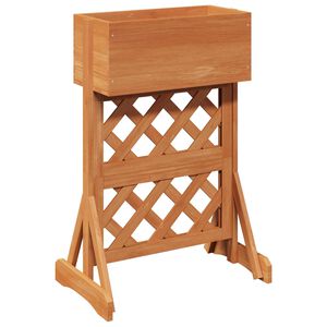 vidaXL Vertikaalne aiatrell Oranž 48 x 30 x 70,5 cm Tugev kuusepuit