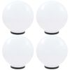 vidaXL LED-lambid, 4 tk, kera, 40 cm, PMMA