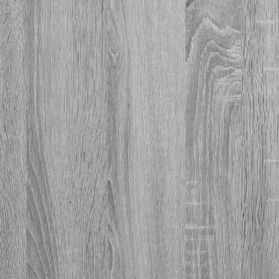 vidaXL sahtlitega päevavoodi, hall Sonoma tamm, 100x200 cm, tehispuit
