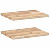 vidaXL ujuvad riiulid 2 tk 40 x 30 x 2 cm t&ouml;&ouml;tlemata t&auml;ispuidust akaatsia