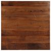 vidaXL lauaplaat 90 x 90 x 2,5 cm ruudukujuline, taaskasutatud t&auml;ispuit