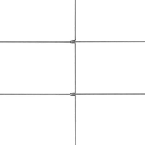 vidaXL piirdeaed, tsingitud teras, hõbedane, 50 x 1,6 m