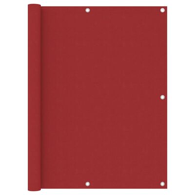vidaXL rõdusirm, punane, 120 x 400 cm, oxford-kangas