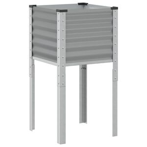vidaXL aia taimekast, hall, 45x45x88 cm, teras