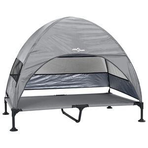 vidaXL &Uuml;les t&otilde;stetud koera voodi Helehall 127 x 81 x 108 cm