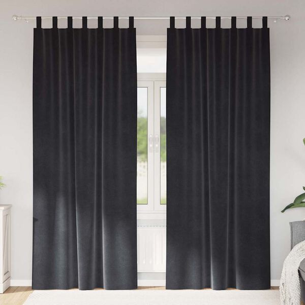 vidaXL Pimendavad kardinad 2 pcs Tumehall 140 x 225 cm Samet