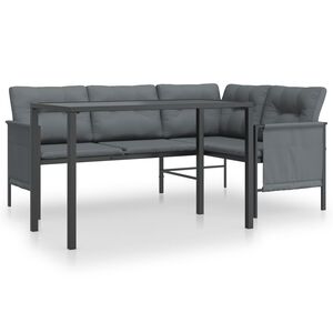 vidaXL 2-osaline aia s&ouml;&ouml;gim&ouml;&ouml;bli komplekt, antratsiithall, teras