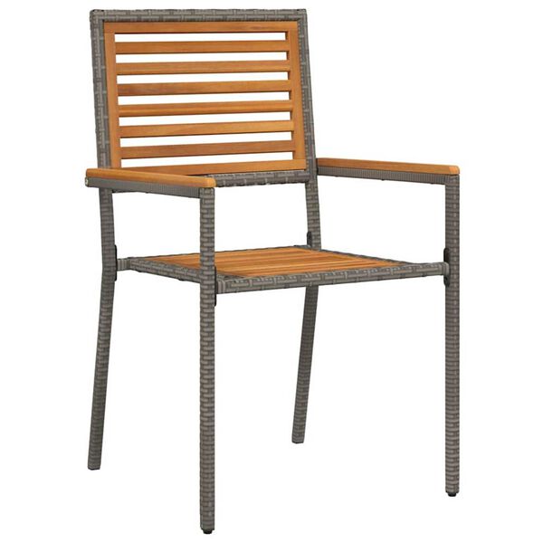 vidaXL Aiakohandavad toolid 4 pcs Pruun ja Hall