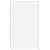 vidaXL &ouml;&ouml;kapp, valge, 50 x 36 x 60 cm, tehispuit