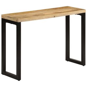 vidaXL konsoollaud, 110 x 35 x 76 cm, t&ouml;&ouml;tlemata mangopuit