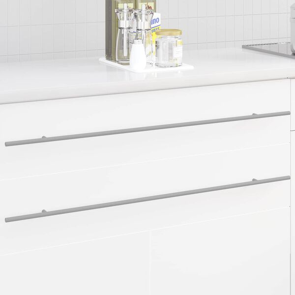 vidaXL Kappi K&auml;epide 12 pcs H&otilde;bedane 900 mm Roostevaba teras