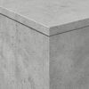 vidaXL kohvilaud LED-tuledega, betoonhall, 50 x 50 x 40 cm