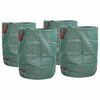 vidaXL Aia pr&uuml;gi kotid 4 pcs Roheline 66 x 66 x 83,5 cm Pol&uuml;prop&uuml;leen