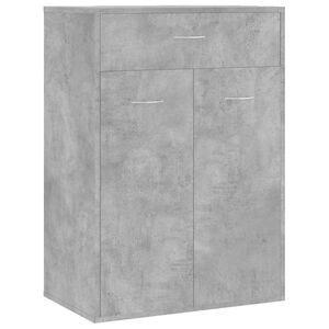 vidaXL kingakapp, betoonhall, 60 x 35 x 84 cm tehispuit