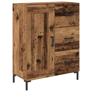 vidaXL K&otilde;ide sahtliga Vana puit 69.5 x 34 x 90 cm Tehispuit