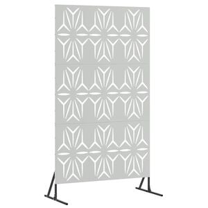 vidaXL Privaatsust&otilde;ke 100 x 50 x 180 cm Tsingitud teras H&otilde;bedane