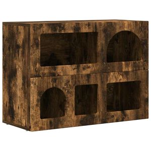 vidaXL K&otilde;ide Suitsetatud tamm 80.5 x 35 x 59 cm Tehispuit