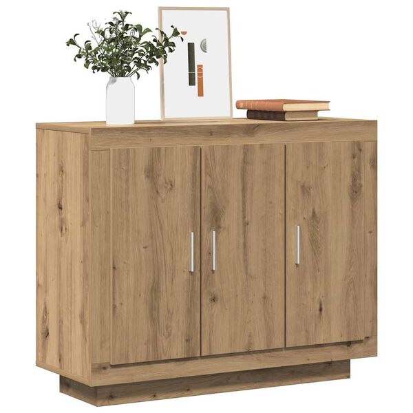vidaXL puhvetkapp Artisan Oak 92x35x75 cm Engineered Wood