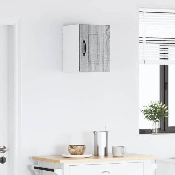 vidaXL K&ouml;&ouml;gikapp riiuliga uksega Hall Sonoma 30 x 31 x 40 cm Tehispuit