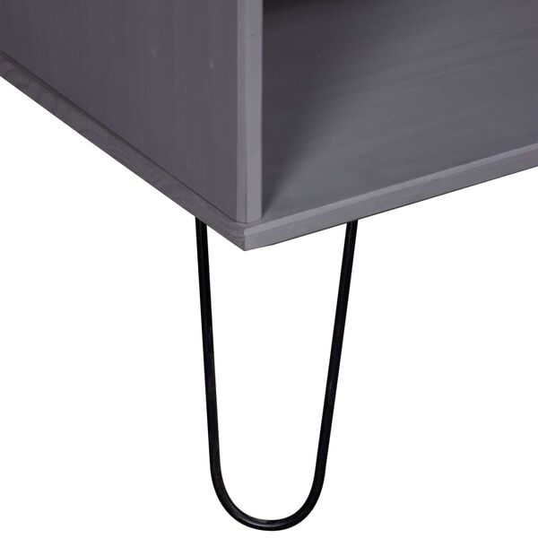 vidaXL kohvilaud "New York", hall, männipuit