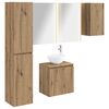 vidaXL Vannitoa kapikomplekt 5 pcs Artisan tamm 53 x 15,5 x 70 cm