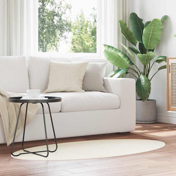 vidaXL Alavaibad Ovaalne HUARTE cream 80 x 150 cm 100% Pol&uuml;ester