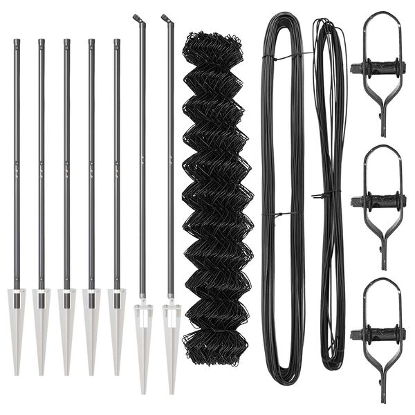 vidaXL Aiapost Hall 10 x 1,2 m (60 x 60 mm võrku) Terased ja PVC