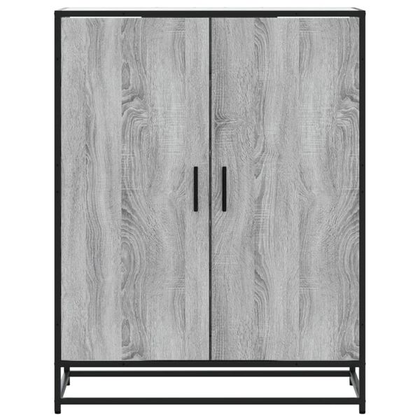 vidaXL jalatsikapp, hall sonoma tamm, 75x38x97,5 cm, tehispuit