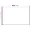 vidaXL telgimatt 200 x 300 cm antratsiithall