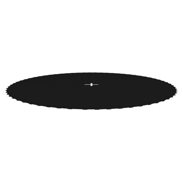 vidaXL hüppematt, kangas, must, 3,66 m ümmargusele batuudile