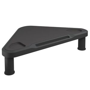 vidaXL nurga monitorialus, must, 49 x 28 x 10,5 cm