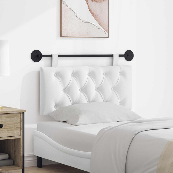 vidaXL Rippuv Peatoe Seinale kinnitatav Valge 100 x 55 x 7 cm kangas