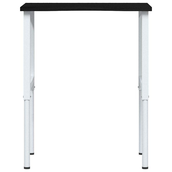 vidaXL töölaud, tumepruun, 80x60x(71,5-98) cm, tammepuit