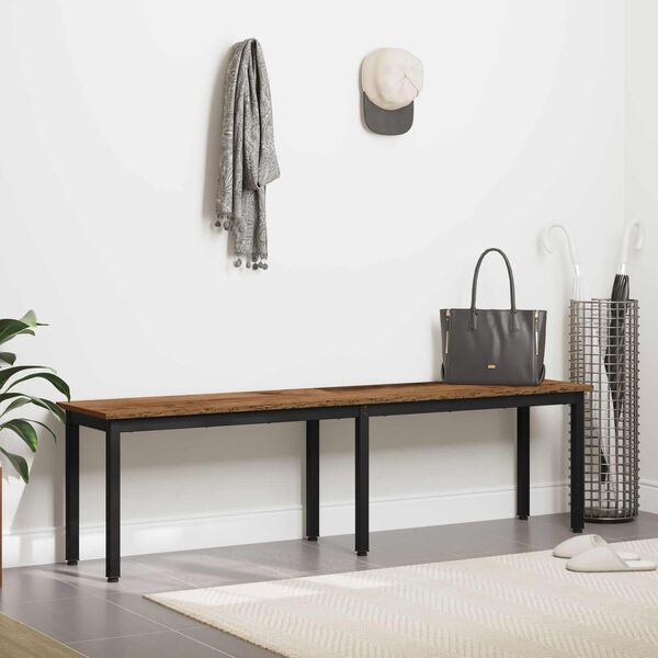 vidaXL pink Vana puit 160 x 35 x 45 cm Tehispuit