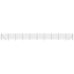 vidaXL traataed, antratsiithall, 2 x 25 m, tsingitud teras