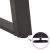 vidaXL söögilaua jalad U-kujulised 2 tk, antratsiithall, 70 x (72-73) cm, teras
