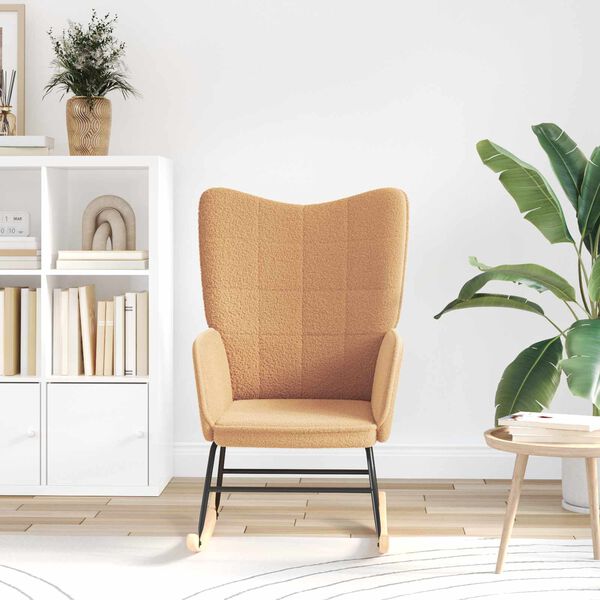 vidaXL Kiiktool Beež Sherpa Kangas