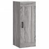 vidaXL seinakapp, hall Sonoma tamm, 34,5 x 34 x 90 cm, tehispuit