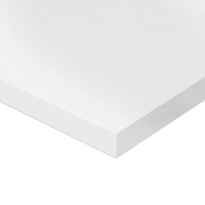 vidaXL riiuliplaadid 4 tk, valge, 40x20x1,5 cm, puitlaastplaat