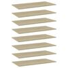 vidaXL riiuliplaadid 8 tk, Sonoma tamm, 80x30x1,5 cm, puitlaastplaat