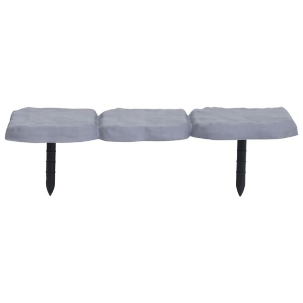 vidaXL murupiirded vaiadega 30 tk PP