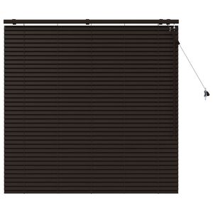 vidaXL Veneetsia rulo Tume pruun 125 x 130 cm 35 mm