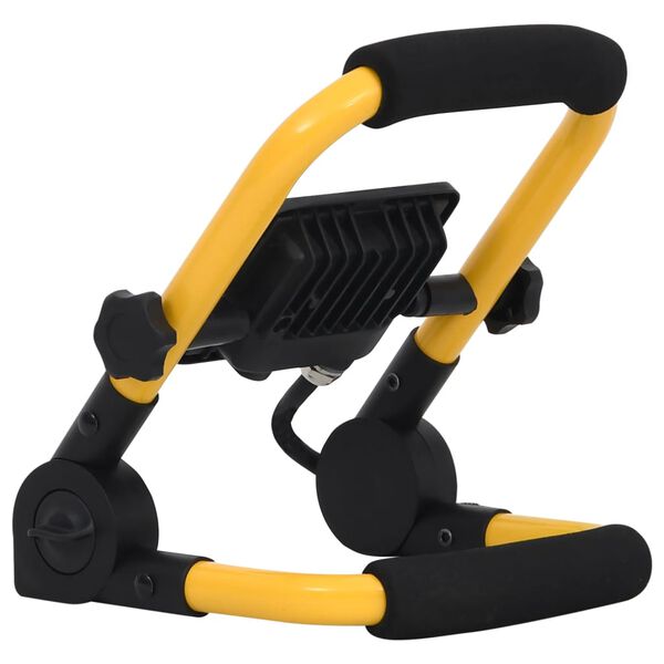 vidaXL käepidemega LED prožektor, 10 W, külm valge