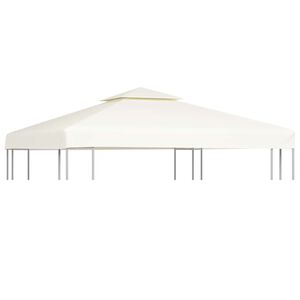 vidaXL varikatuse asenduskate 310 g / m&sup2;, kreemjasvalge, 3 x 3 m