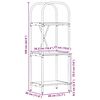 vidaXL Raamatukapp Suitsetatud tamm 40 x 30 x 109 cm Tehispuit